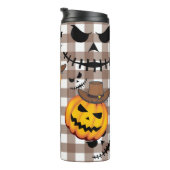 Bouteilles Isothermes Citrouille d'Halloween de Jack O' Lantern (Tourné sur la droite)
