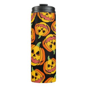 Bouteilles Isothermes Citrouille d'Halloween : Symbole Vintage d'automne