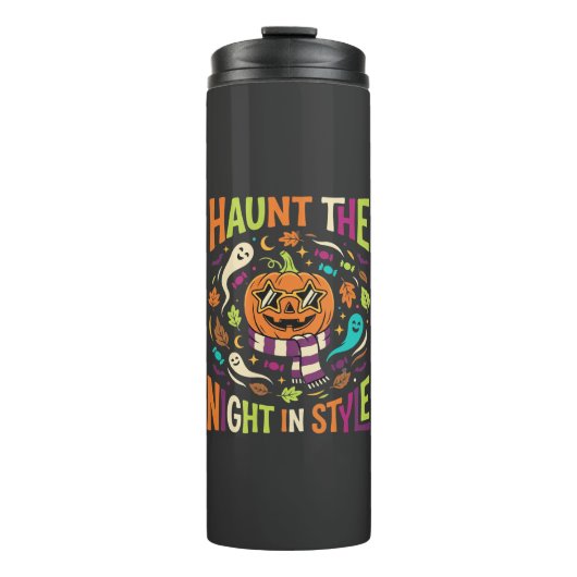 Bouteilles Isothermes Citrouille Halloween Cool Jack Lantern (Devant)