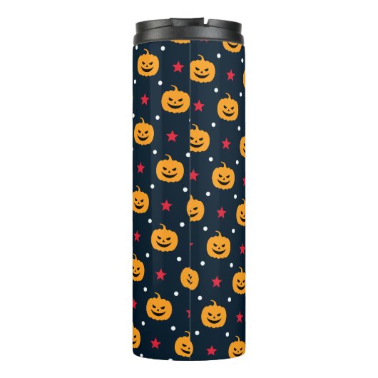 Bouteilles Isothermes Citrouille Halloween Motif sans couture (Dos)