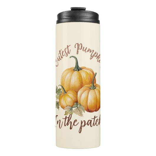 Bouteilles Isothermes Citrouille le plus précis dans le patch (Devant)