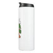 Bouteilles Isothermes citrouille mignon dans le patch (Tourné sur la droite)