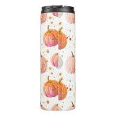 Bouteilles Isothermes Citrouille personnalisé Motif thermique Tumbler (Dos)