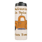 Bouteilles Isothermes Citrouille saison épices PERSONNALISER Camion pein (Devant)