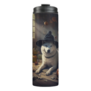 Bouteilles Isothermes Citrouilles d'Akita Halloween Épouvantables