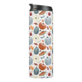 Bouteilles Isothermes Citrouilles d'automne et feuilles d'automne Motif (Tourné sur la droite)