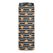 Bouteilles Isothermes Citrouilles d'Halloween en grève, Thanksgiving (Dos)