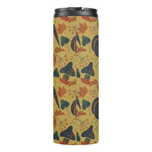 Bouteilles Isothermes Citrouilles et carottes motif sans soudure (Dos)