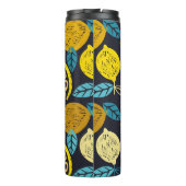 Bouteilles Isothermes Citrus citron citron doodé main dessiné motif back (Dos)