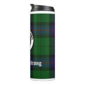 Bouteilles Isothermes Clan Armstrong Tartan & Crest Badge (Tourné sur la droite)