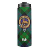 Bouteilles Isothermes Clan Blair Crest sur Tartan (Devant)