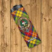 Bouteilles Isothermes Clan Buchanan Crest sur Tartan