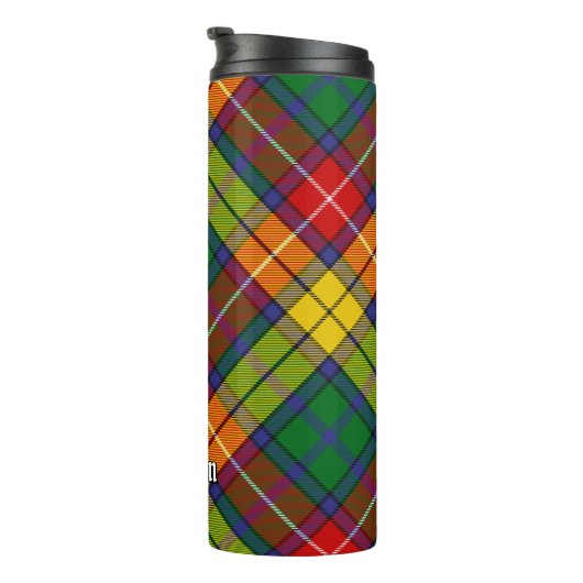 Bouteilles Isothermes Clan Buchanan Tartan (Tourné sur la droite)