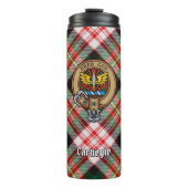 Bouteilles Isothermes Clan Carnegie Crest sur la robe Tartan (Devant)