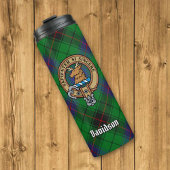 Bouteilles Isothermes Clan Davidson Crest sur Tartan