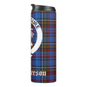 Bouteilles Isothermes Clan écossais Anderson Crest & Tartan (Tourné sur la droite)