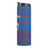 Bouteilles Isothermes Clan Elliot Crest Badge & Tartan (Tourné sur la droite)