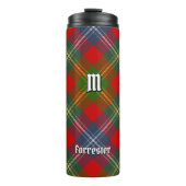 Bouteilles Isothermes Clan Forrester Tartan (Devant)