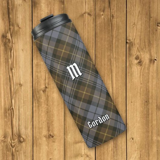 Bouteilles Isothermes Clan Gordon Tartan Patiné Tumbler Thermique