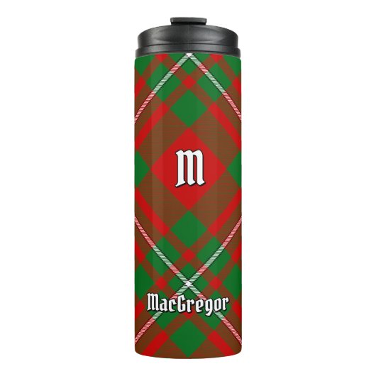 Bouteilles Isothermes Clan Gregor Tartan Thermal Tumbler (Devant)