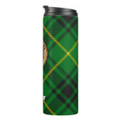 Bouteilles Isothermes Clan MacArthur Crest sur Tartan (Tourné sur la droite)
