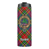 Bouteilles Isothermes Clan MacBeth Crest sur Tartan (Devant)