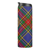 Bouteilles Isothermes Clan MacBeth Crest sur Tartan (Tourné sur la droite)