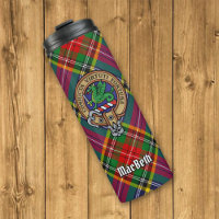 Clan MacBeth Crest sur Tartan