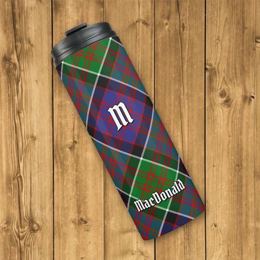 Bouteilles Isothermes Clan MacDonald de Clanranald Tartan