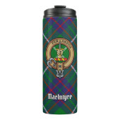 Bouteilles Isothermes Clan MacIntyre Crest sur Tartan (Devant)