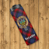 Clan MacLachlan Crest sur Tartan