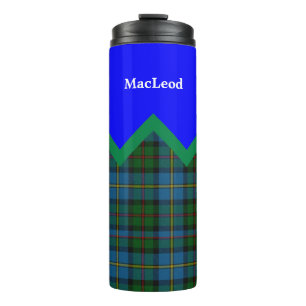 Bouteilles Isothermes Clan MacLeod Plaid Personnalisé Thermal Tumbler
