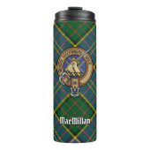 Bouteilles Isothermes Clan MacMillan Crest sur la chasse Tartan (Devant)