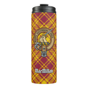 Bouteilles Isothermes Clan MacMillan Crest sur le tatan de robe