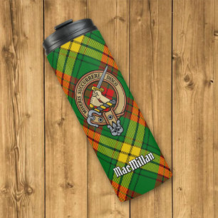 Bouteilles Isothermes Clan MacMillan Crest sur Tartan