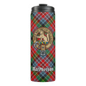 Bouteilles Isothermes Clan MacPherson Crest sur Tartan (Devant)