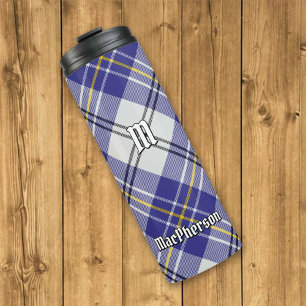 Bouteilles Isothermes Clan MacPherson Robe Bleue Tartan Tumbler Thermal