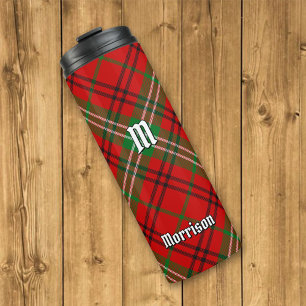 Bouteilles Isothermes Clan Morrison Rouge Tartan Tumbler Thermique