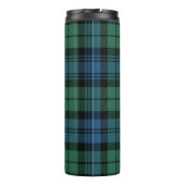 Bouteilles Isothermes Clan Plaid Campbell Green Blue Check Tartan (Dos)