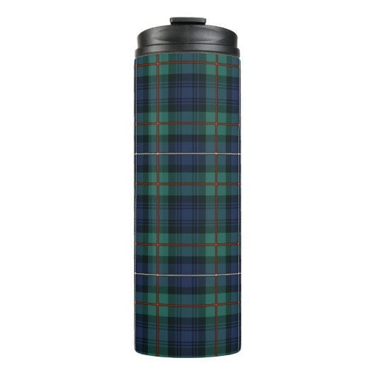 Bouteilles Isothermes Clan Plaid Robertson Green Purple Check Tartan (Devant)