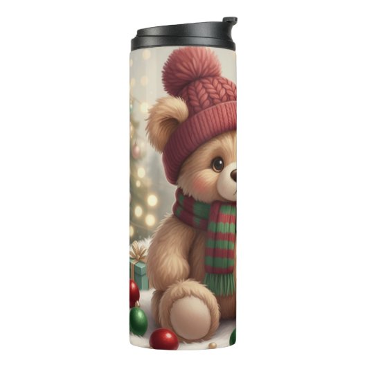 Bouteilles Isothermes Classic Christmas Comfort Bear (Tourné sur la gauche)