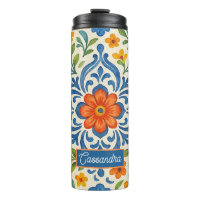 Classic Ethnic Méditerranéen Floral Art Motif