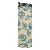 Bouteilles Isothermes Classic Vintage Hop Leaves Pattern (Tourné sur la droite)
