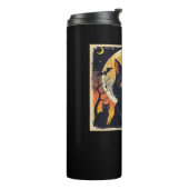 Bouteilles Isothermes Classique Rétro Chat Noir Halloween T-Shirt Classi (Tourné sur la gauche)