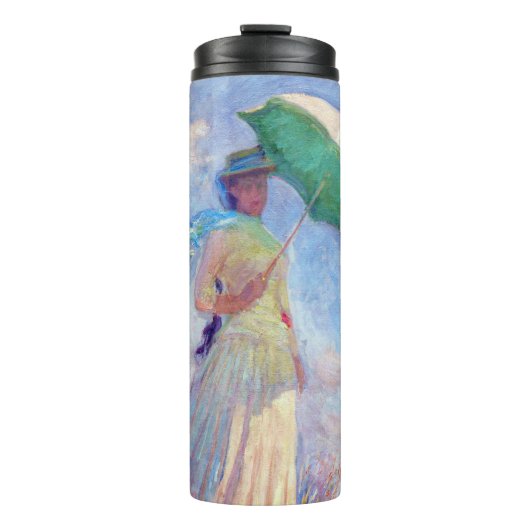 Bouteilles Isothermes Claude Monet - Femme avec un parasol face à droite (Devant)