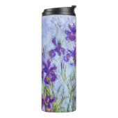 Bouteilles Isothermes Claude Monet - Lilac Irises / Iris Mauves (Tourné sur la gauche)