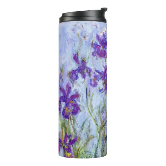 Bouteilles Isothermes Claude Monet - Lilac Irises / Iris Mauves (Tourné sur la gauche)