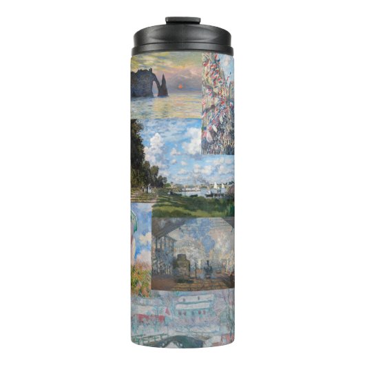 Bouteilles Isothermes Claude Monet - Patchwork de chefs-d'oeuvre (Devant)