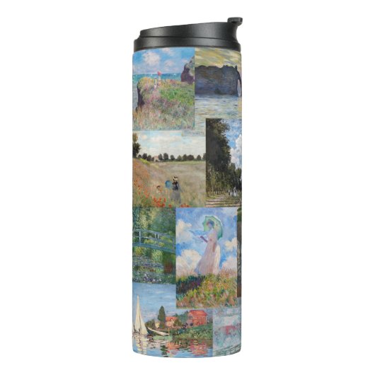 Bouteilles Isothermes Claude Monet - Patchwork de chefs-d'oeuvre (Tourné sur la gauche)