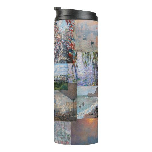 Bouteilles Isothermes Claude Monet - Patchwork de chefs-d'oeuvre (Tourné sur la droite)
